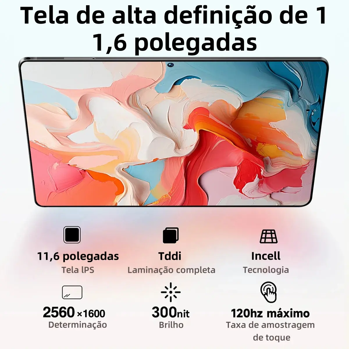Tablet Android 13 Pro12 12gb+512gb - Imagem 2